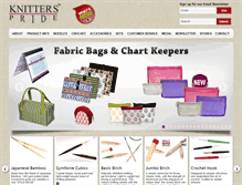 Tablet Screenshot of knitterspride.com